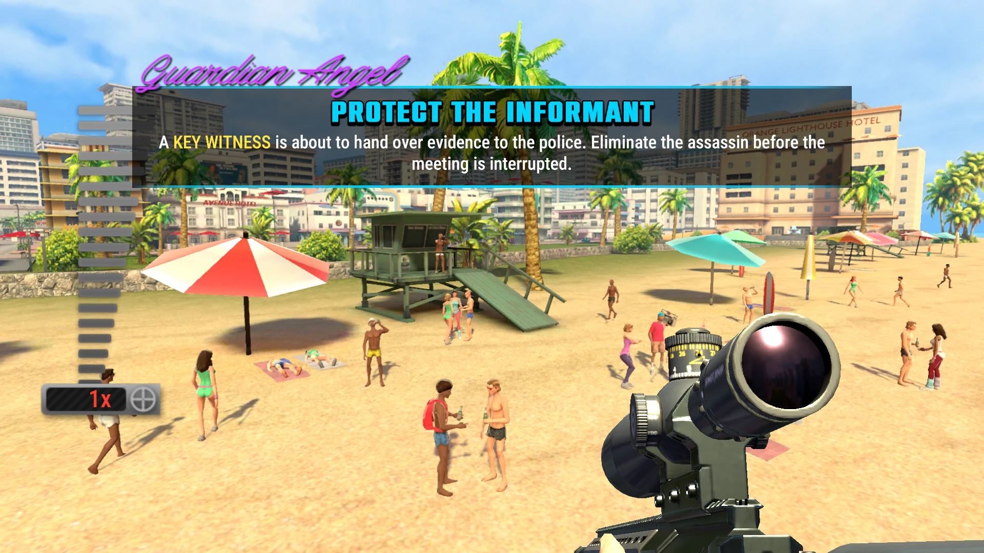 Neon Sniper: FPS Crime Shooter screenshot