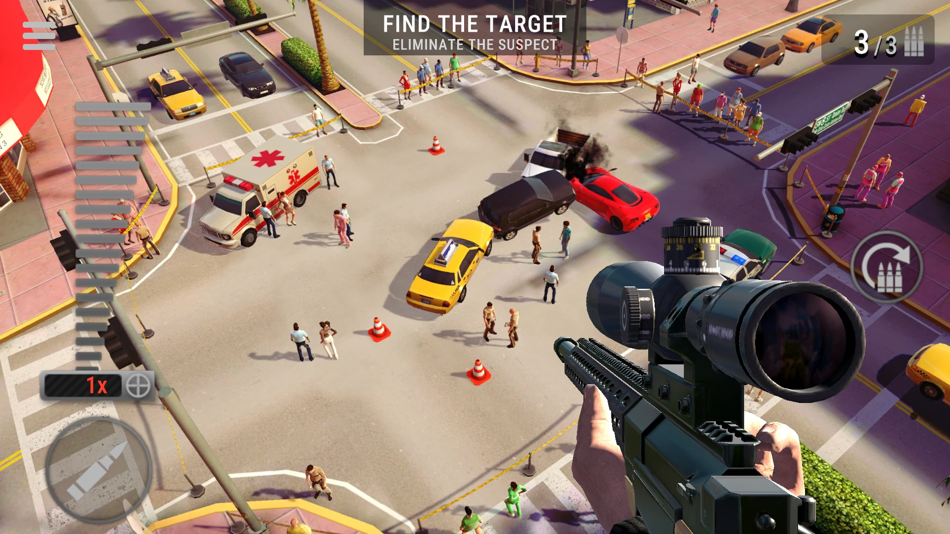 Neon Sniper: FPS Crime Shooter screenshot