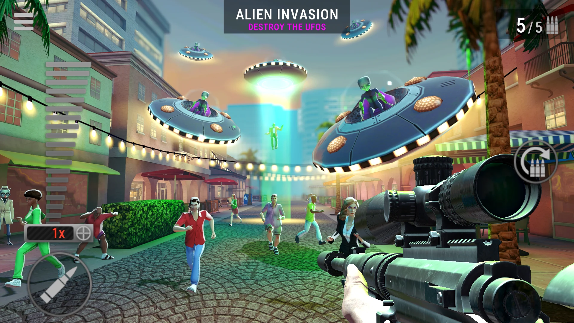 Neon Sniper: FPS Crime Shooter screenshot